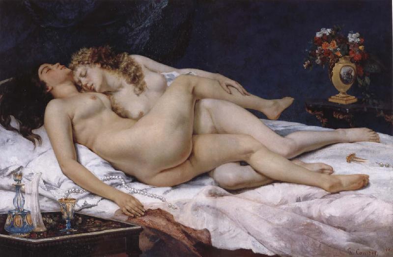 Gustave Courbet Sleep oil painting image